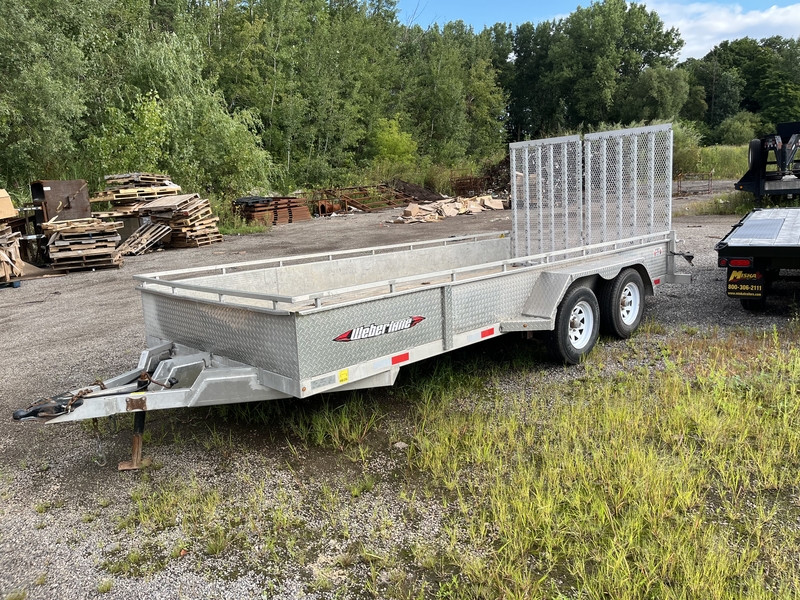 2023 Weberlane 6'x16' Aluminum Landscape Trailer